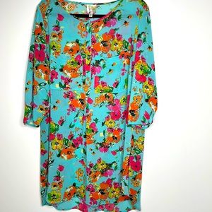 Fig and Flower Blouse-1X